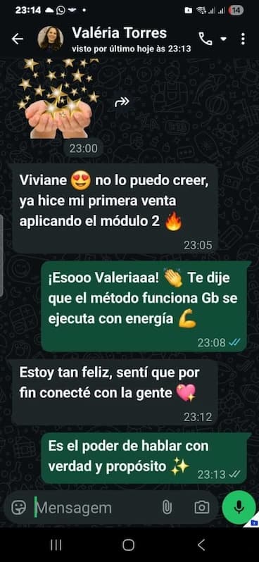 WhatsApp — primera venta