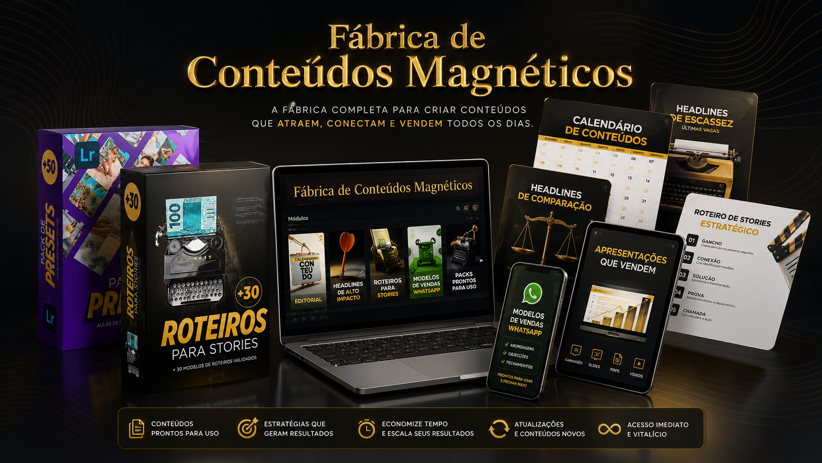 Fábrica de Conteúdos Magnéticos — Oferta completa