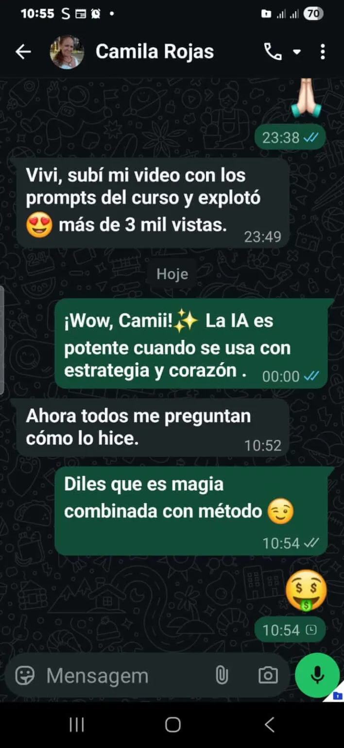 WhatsApp — 3 mil visualizações